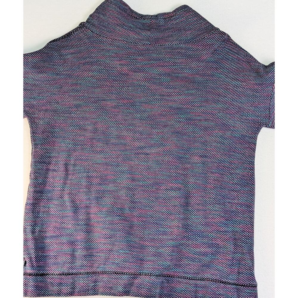 T by Talbots Sweatshirt Sz L Long Sleeve Pullover Cowl Neck Multicolored - Picture 2 of 7